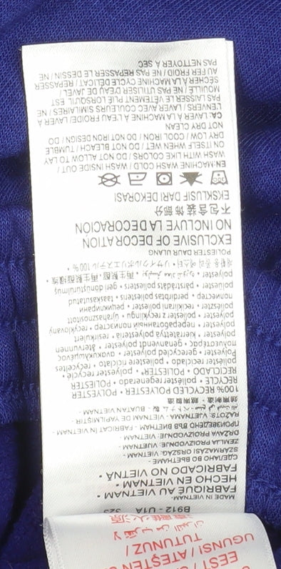 Jordan Boys Blue Jogger Sweatpants 10-12 Years Cotton Blend Activewear