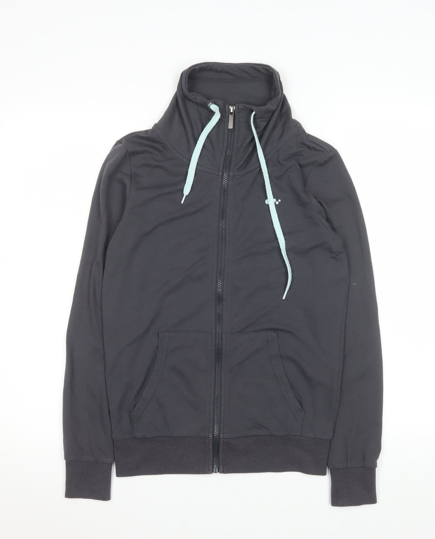 ONLY PLAY Women's Black Track Jacket Size S Full Zip Activewear