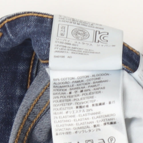 Levi's Women's Blue Skinny Denim Jeans W25 L32 Slim Fit