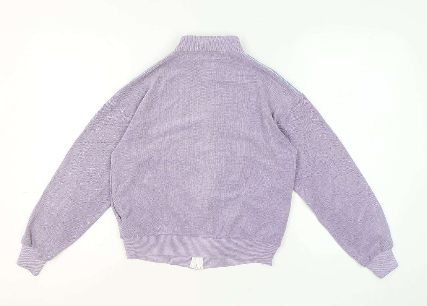 Umbro Women's Purple Retro Track Jacket Size M Full Zip Lightweight