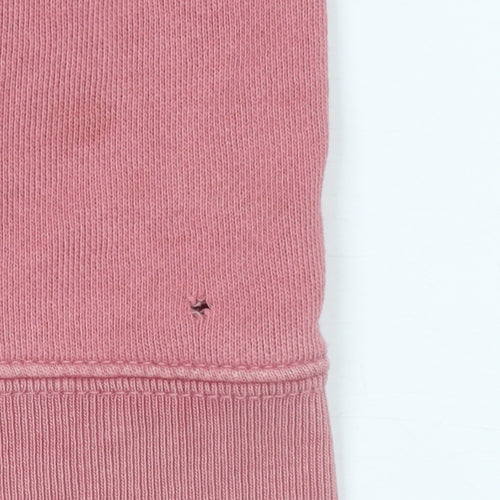 GAP Women Pink Full Zip Hoodie Medium Cotton Blend Casual