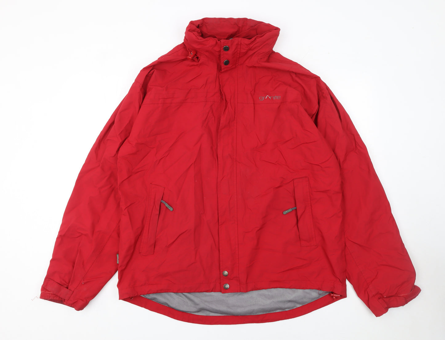 Granite Men Red XL Waterproof Outdoor Rain Jacket Daniel B