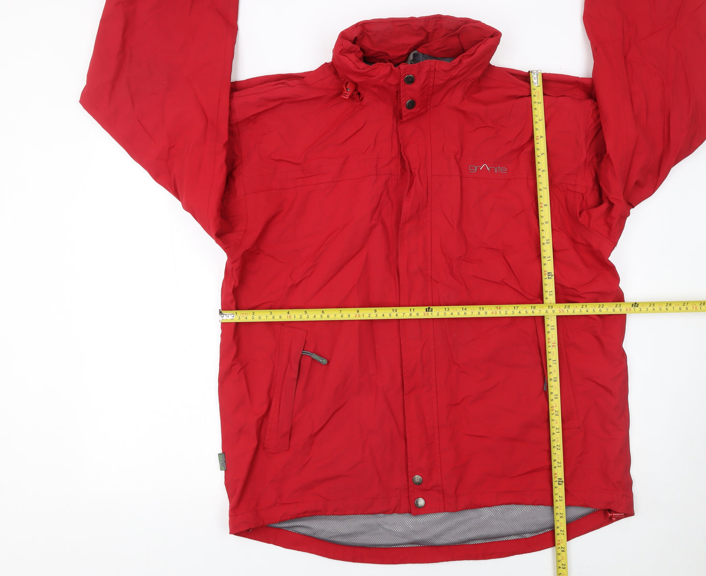 Granite Men Red XL Waterproof Outdoor Rain Jacket Daniel B
