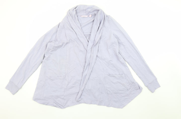 AnyBody Women’s Grey Wrap Jersey Long Sleeve Top Size S