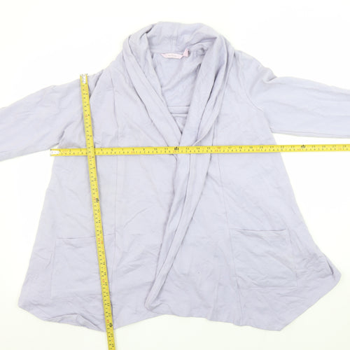 AnyBody Women’s Grey Wrap Jersey Long Sleeve Top Size S