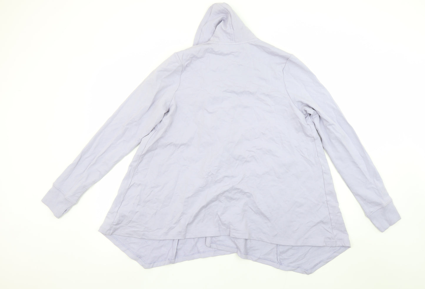 AnyBody Women’s Grey Wrap Jersey Long Sleeve Top Size S