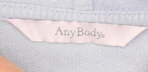 AnyBody Women’s Grey Wrap Jersey Long Sleeve Top Size S