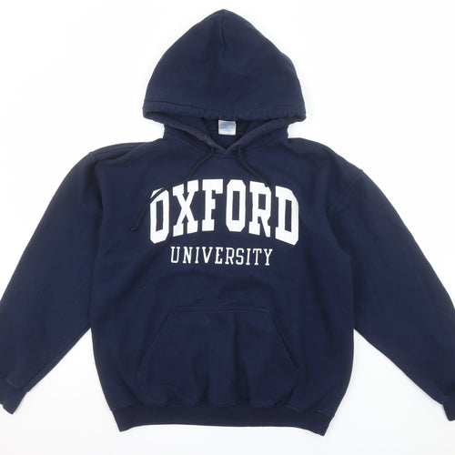 Gildan Oxford University Navy Blue Women's Hoodie Medium Heavy Blend