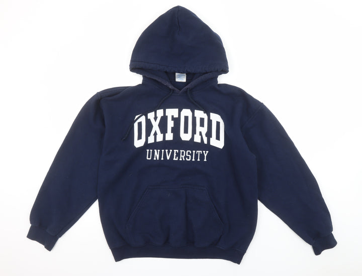 Gildan Oxford University Navy Blue Women's Hoodie Medium Heavy Blend