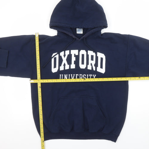 Gildan Oxford University Navy Blue Women's Hoodie Medium Heavy Blend