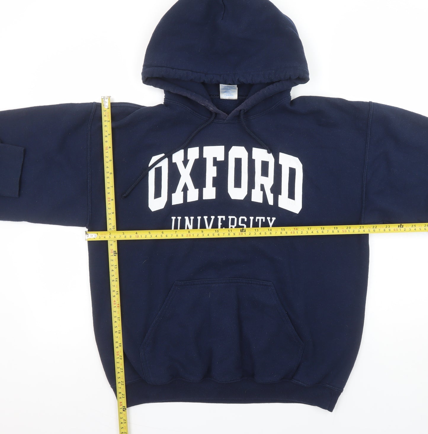 Gildan Oxford University Navy Blue Women's Hoodie Medium Heavy Blend