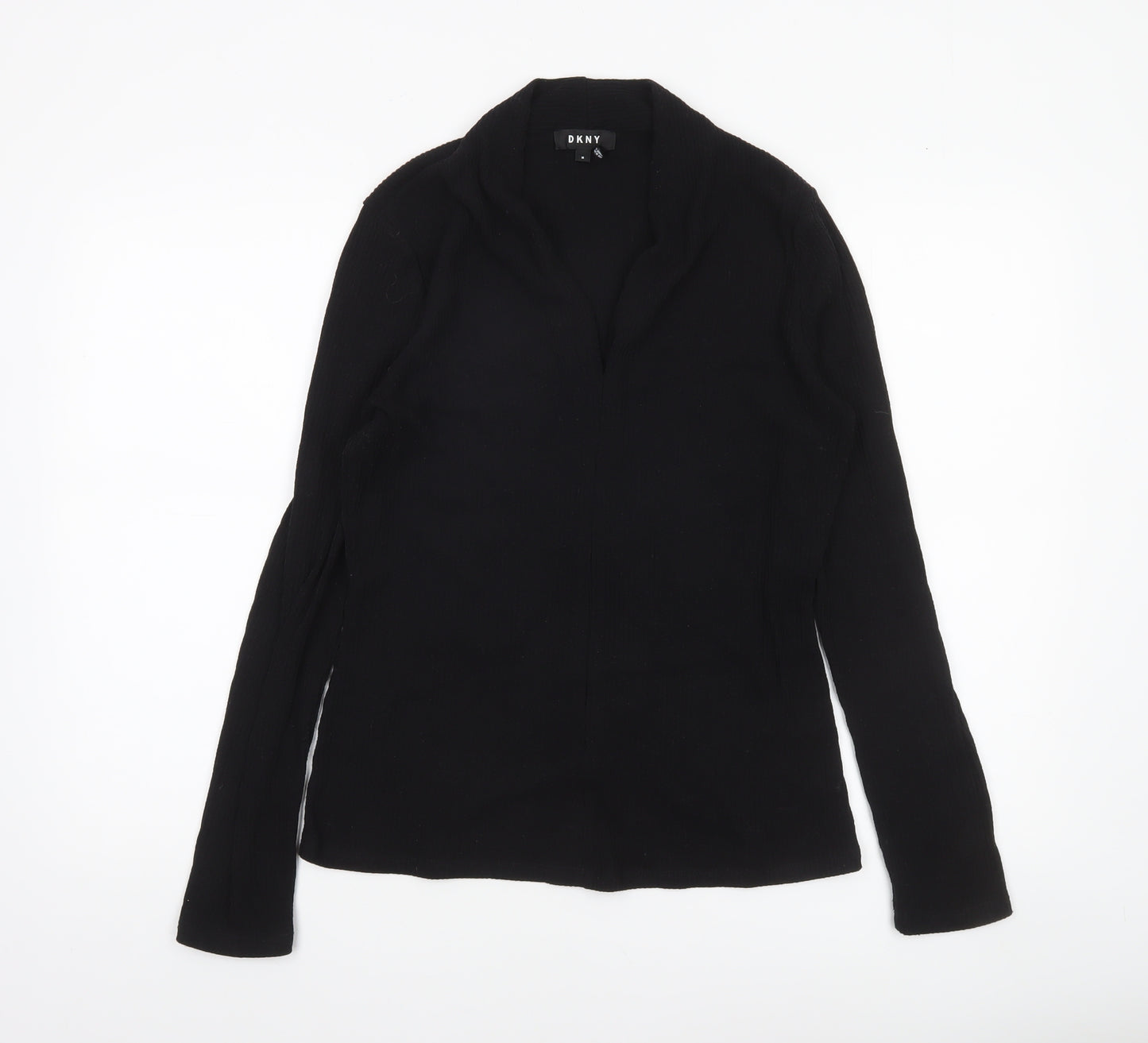 DKNY Women's Black Slim Fit Knit Cardigan Jumper M