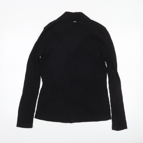 DKNY Women's Black Slim Fit Knit Cardigan Jumper M