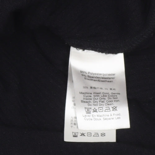 DKNY Women's Black Slim Fit Knit Cardigan Jumper M