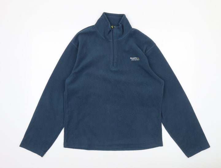 Regatta Men's Blue Fleece 1/2 Zip Pullover Sweatshirt Size S