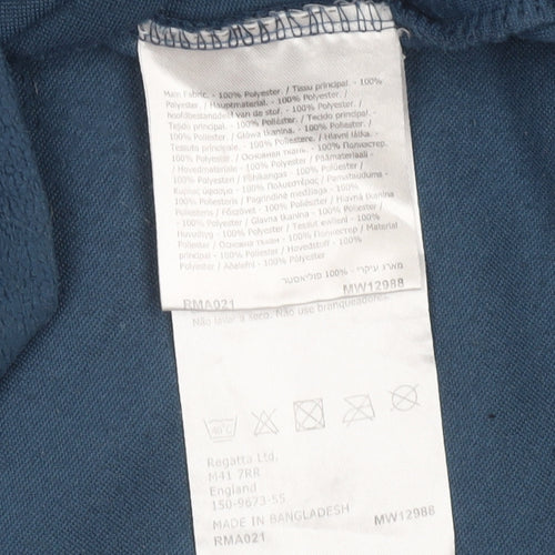 Regatta Men's Blue Fleece 1/2 Zip Pullover Sweatshirt Size S