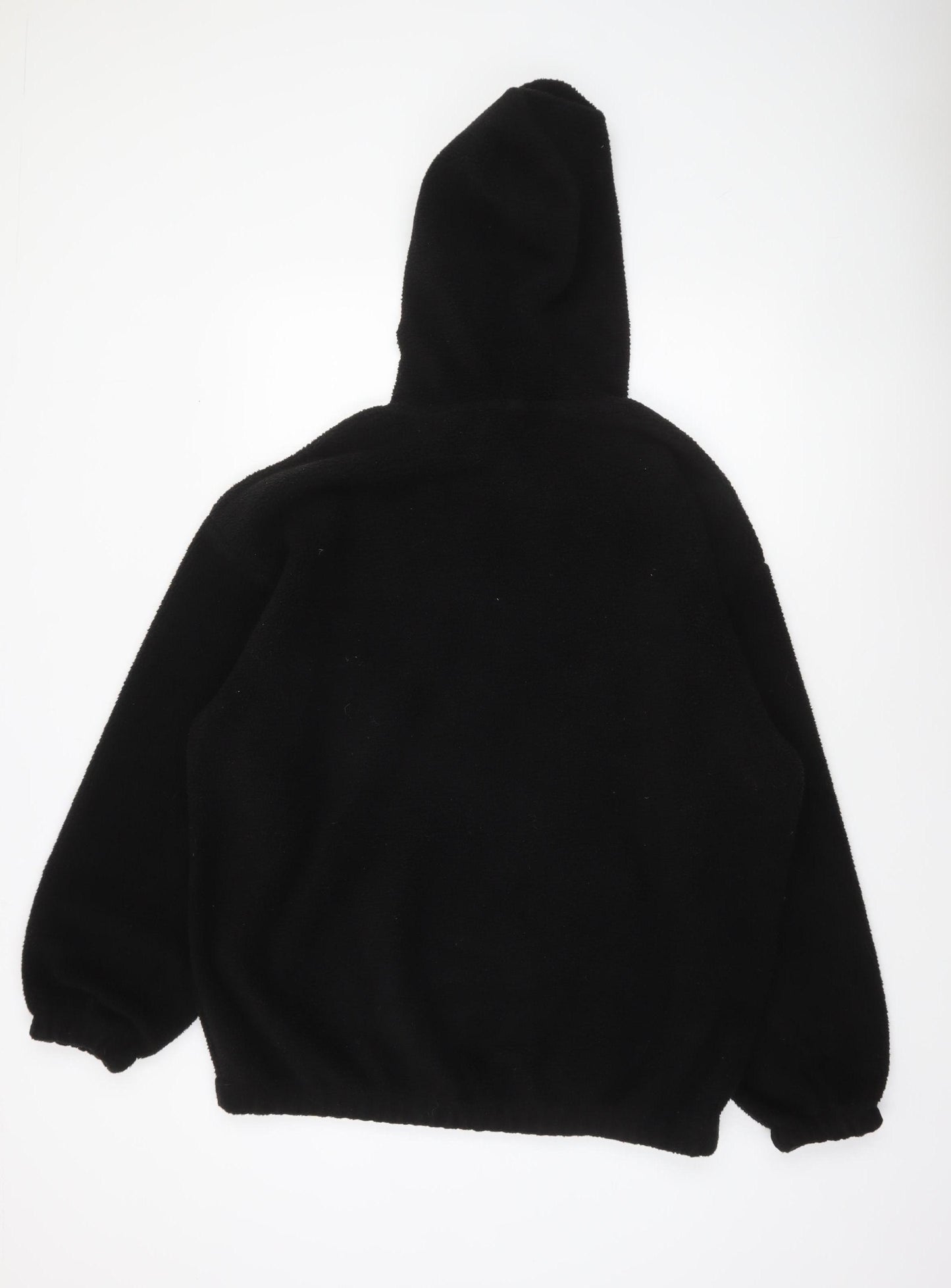 F&F Womens Black SPORTS Hoodie Size 14 Pullover Fleece