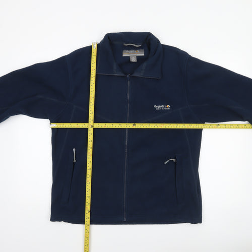 Regatta Men's Blue Fleece Full Zip Outdoor Jacket Size S