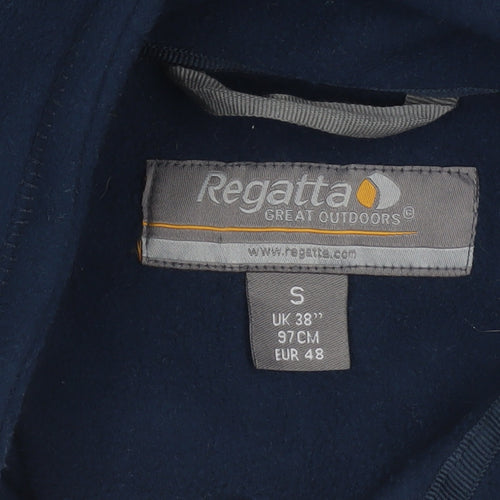 Regatta Men's Blue Fleece Full Zip Outdoor Jacket Size S