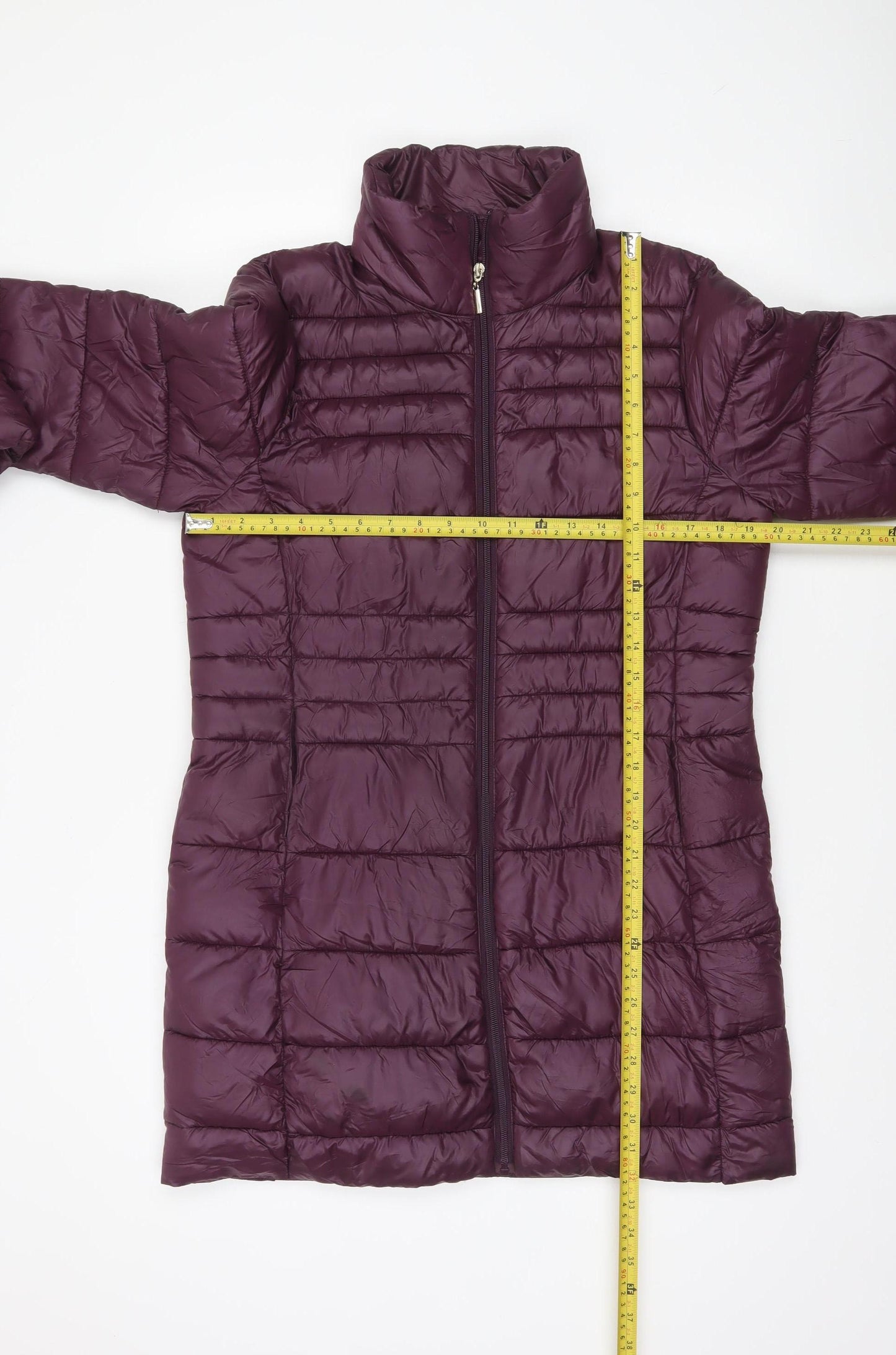 Dorothy Perkins Women's Purple Mid-Length Puffer Coat UK 14