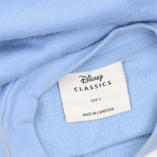 Disney Classics Women Blue Alice in Wonderland Pullover Sweatshirt Size S