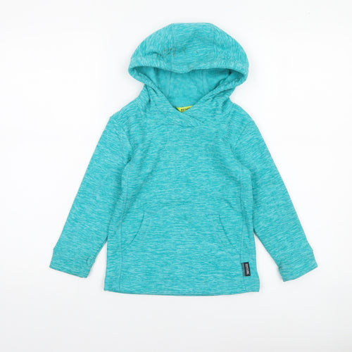Regatta Boys Blue Pullover Hoodie 3-4 Years Polyester Outdoor Top
