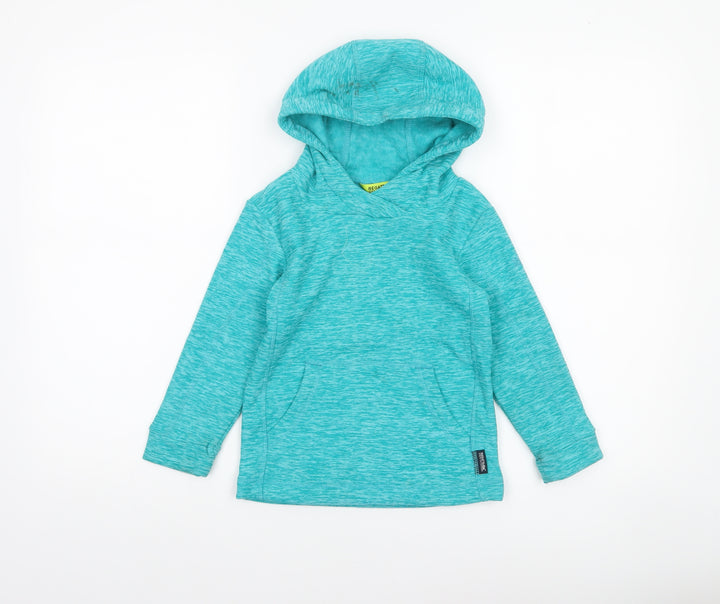 Regatta Boys Blue Pullover Hoodie 3-4 Years Polyester Outdoor Top