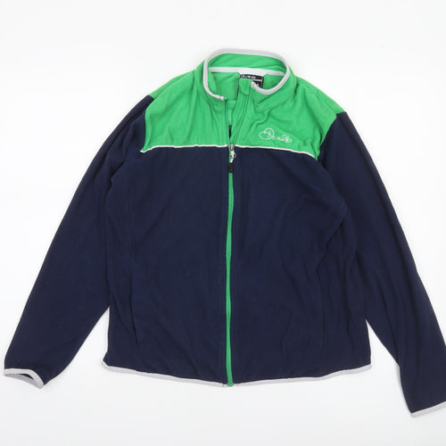 Dare 2b Womens Blue Green Fleece Full Zip Jacket Size 14