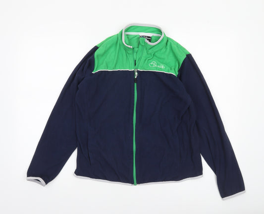 Dare 2b Womens Blue Green Fleece Full Zip Jacket Size 14