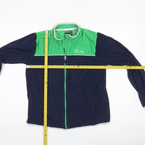 Dare 2b Womens Blue Green Fleece Full Zip Jacket Size 14