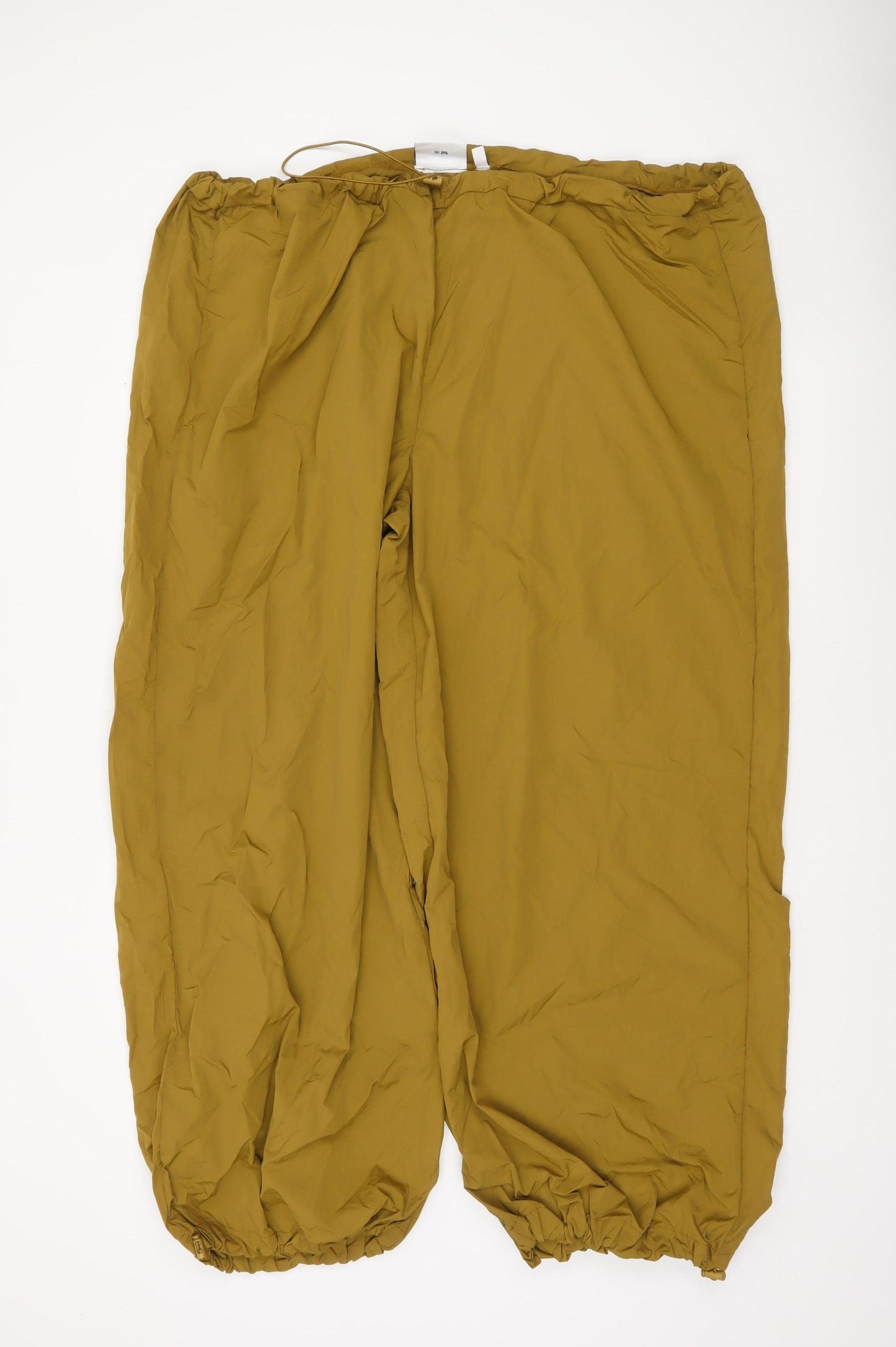 Daisy Street Women’s Brown Plus Size 24 Cargo Trousers Lightweight Polyamide