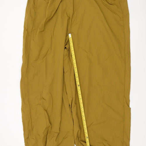 Daisy Street Women’s Brown Plus Size 24 Cargo Trousers Lightweight Polyamide