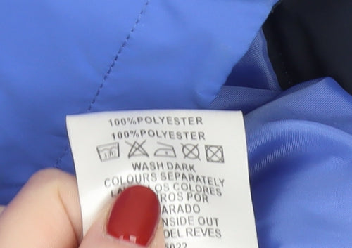 Backswing Women Blue Size 14 Windbreaker Softshell Jacket