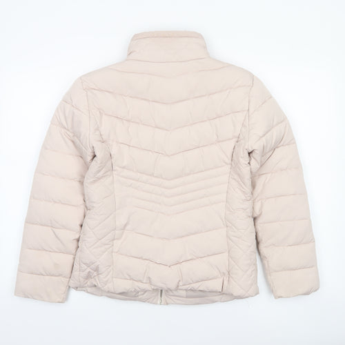 Miss Selfridge Petites Beige Puffer Jacket UK 8 Petite Women’s