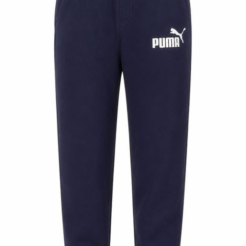 Puma Boys Blue Jogger Sweatpants 13-14 Years Cotton Blend Activewear