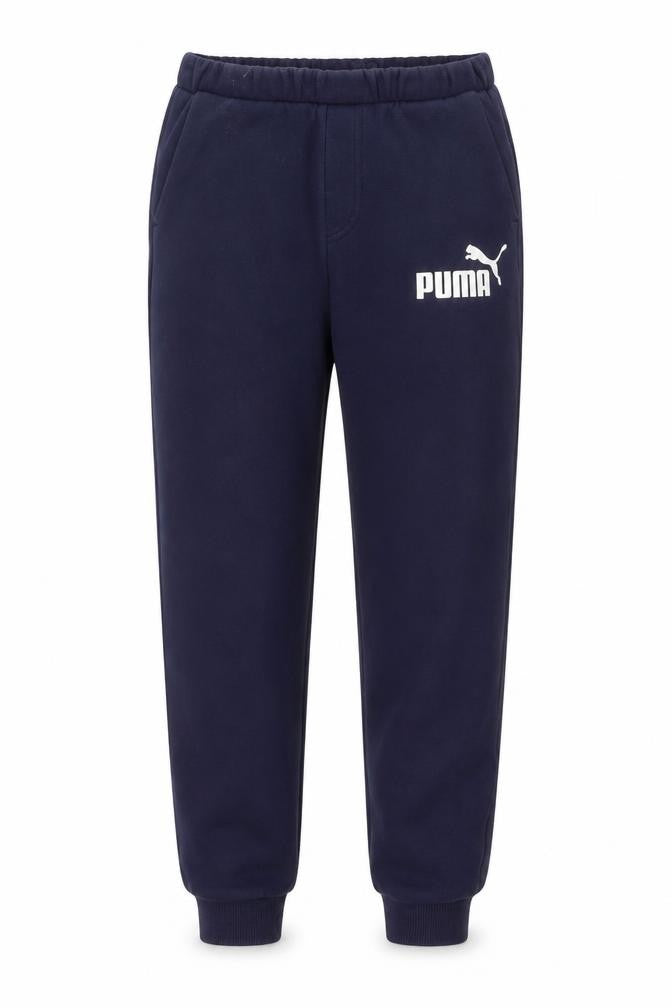 Puma Boys Blue Jogger Sweatpants 13-14 Years Cotton Blend Activewear