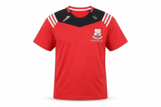 O’Neills Men's Red Shannon Rovers Gaels Jersey T-Shirt Size S