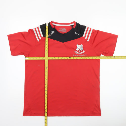 O’Neills Men's Red Shannon Rovers Gaels Jersey T-Shirt Size S