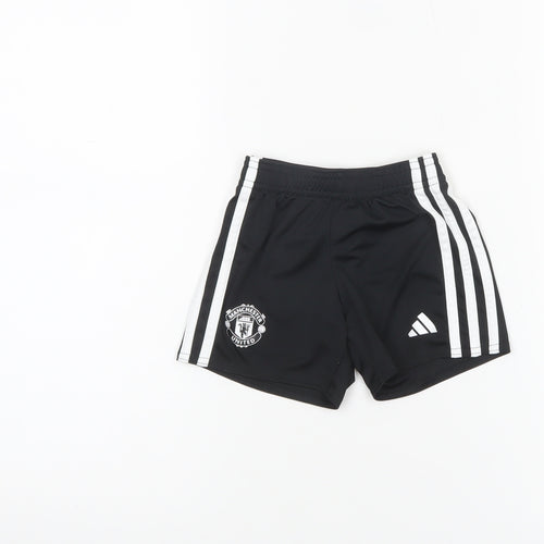 Adidas Manchester United Black 18-24M Baby Shorts Activewear Polyester