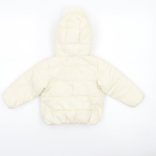 McKenzie Ivory Puffer Jacket 12-18 Months Unisex Baby Hooded Winter Coat