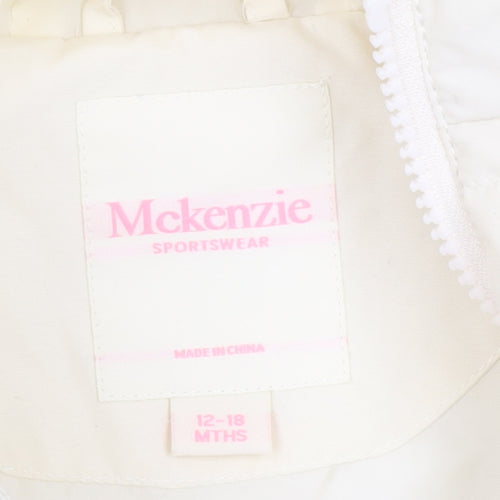 McKenzie Ivory Puffer Jacket 12-18 Months Unisex Baby Hooded Winter Coat