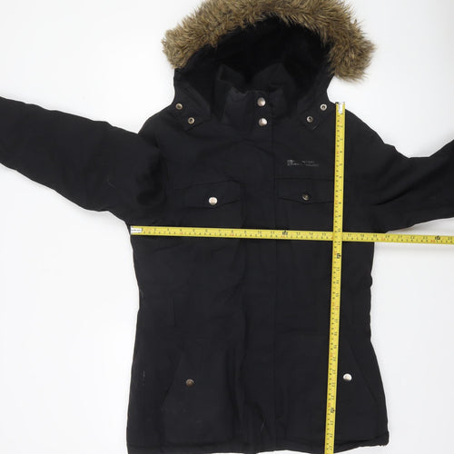 Mountain Warehouse Women's Black Waterproof Parka Jacket UK 12