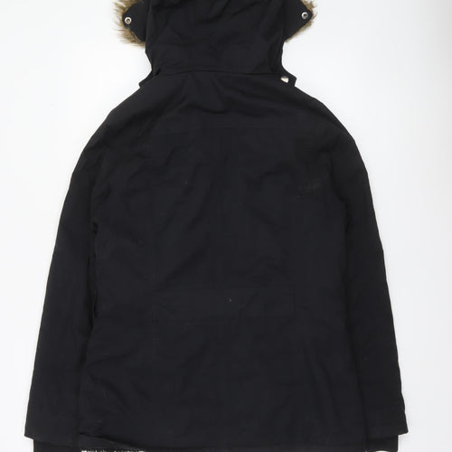 Mountain Warehouse Women's Black Waterproof Parka Jacket UK 12