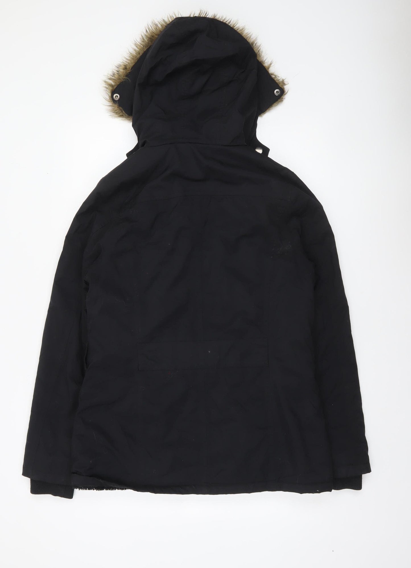 Mountain Warehouse Women's Black Waterproof Parka Jacket UK 12