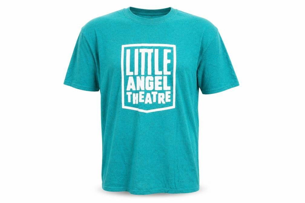 Gildan Men's Green Little Angel Theatre Graphic T-Shirt M
