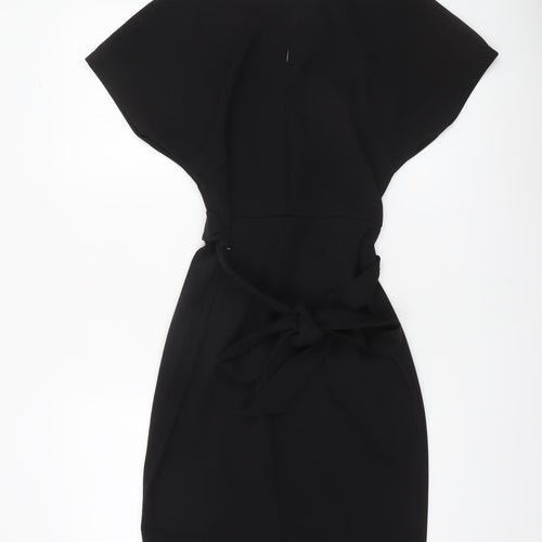 Very Women Black Size 10 Knee Length Sheath Dress