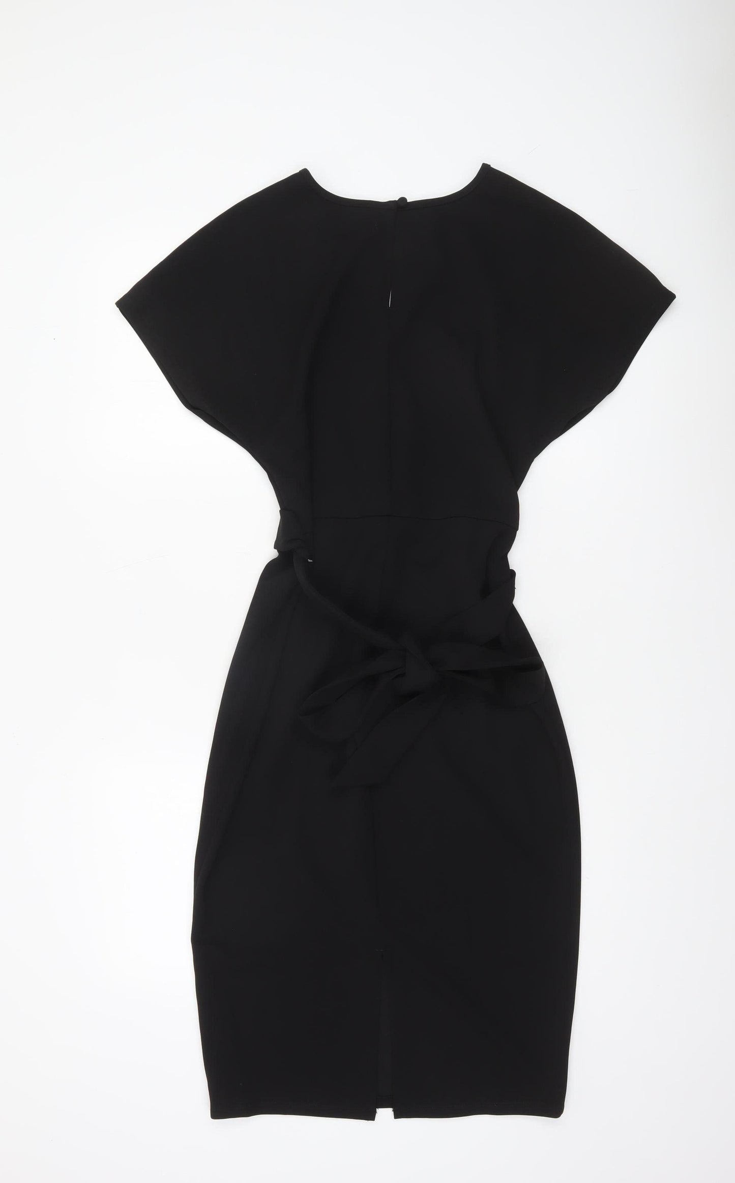Very Women Black Size 10 Knee Length Sheath Dress