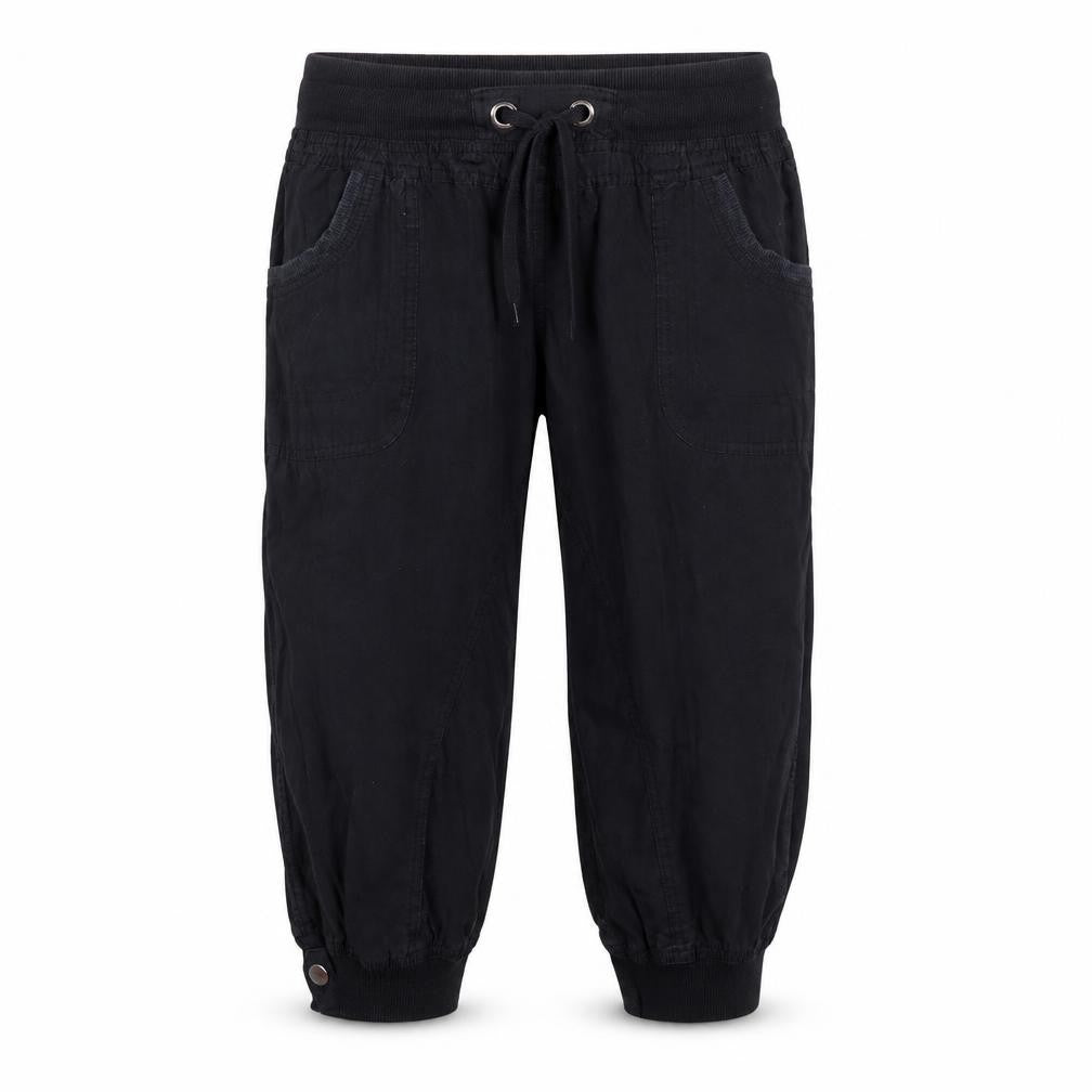 Denim Co Women Black Cotton Jogger Trousers Size 12