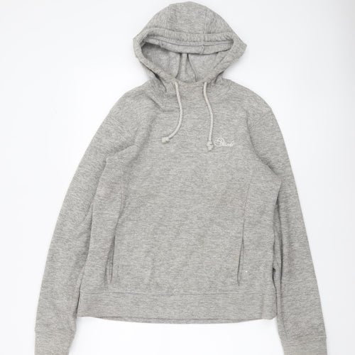Dare 2b Womens Grey Pullover Hoodie UK 14 Polyester Cotton Blend