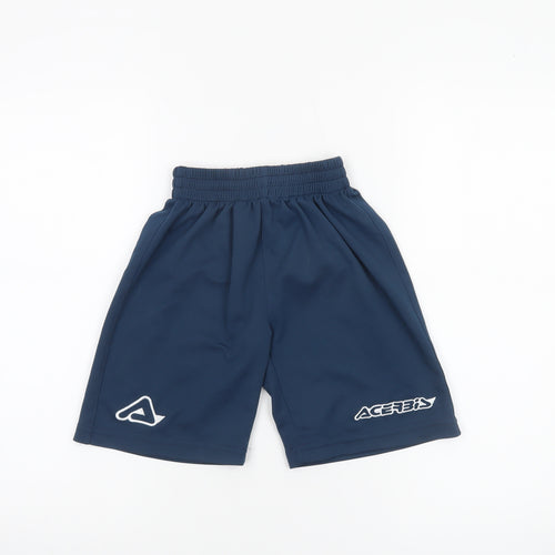 Acerbis Boys Blue Athletic Shorts 4XS Polyester Sportswear